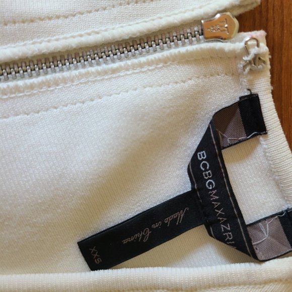 BCBG MazAzria White Bandage Mini Dress - Picture 3 of 6